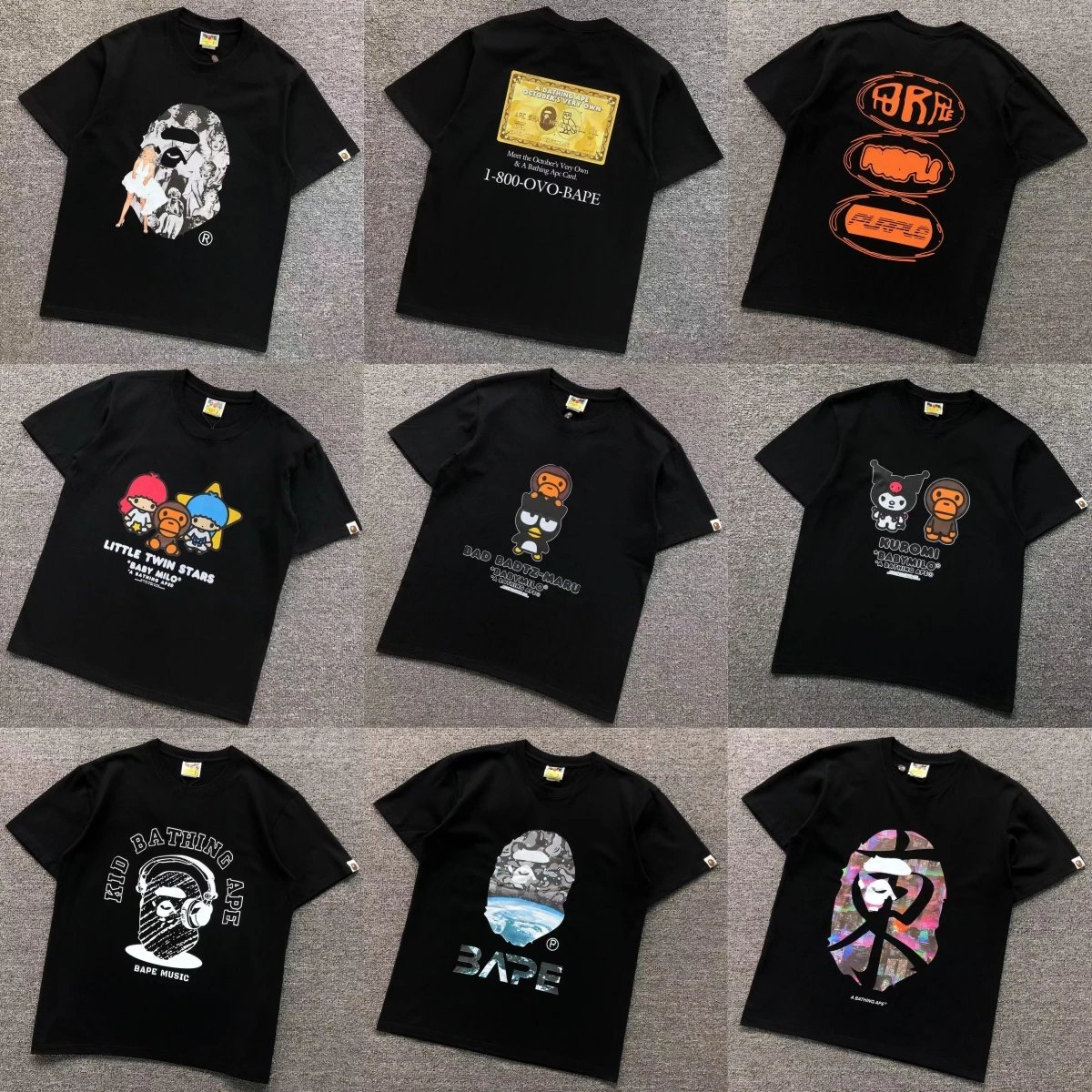 BAPE T-Shirts Short-Sleeve Graphic Print image 2