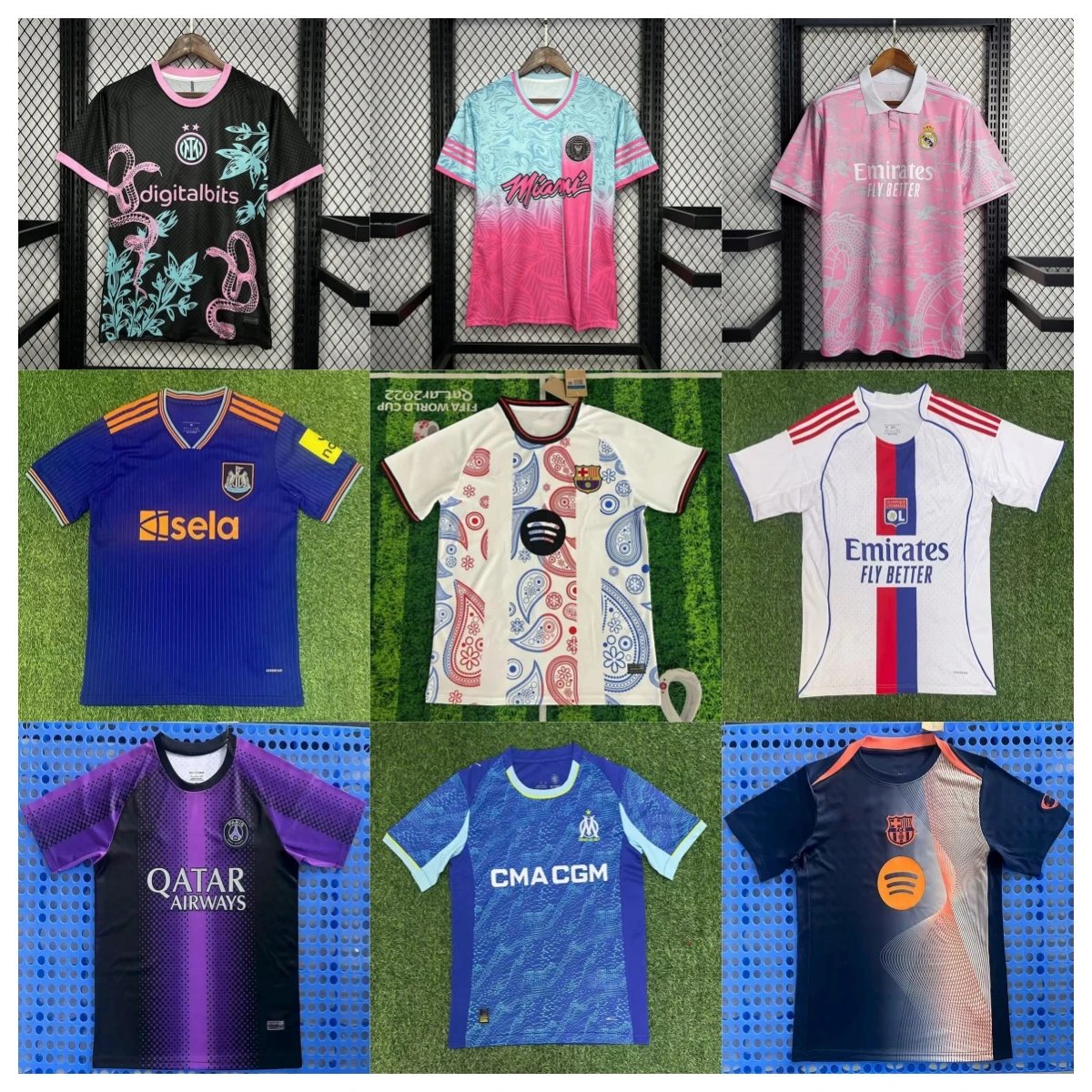 FC Barcelona White Paisley Soccer Jersey