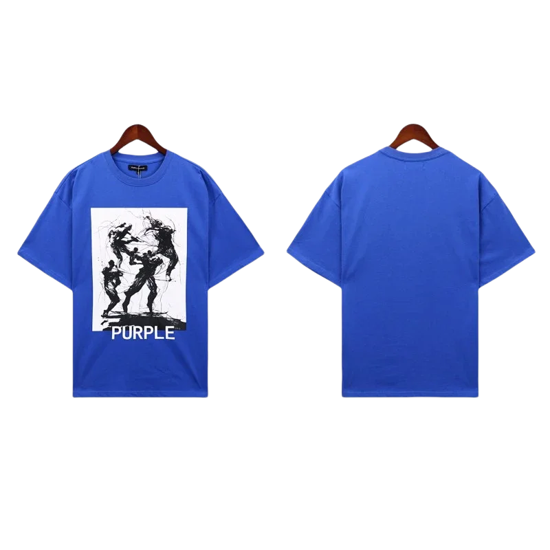 Purple Brand T-Shirts Short-Sleeve Graphic Print T-Shirt image 5