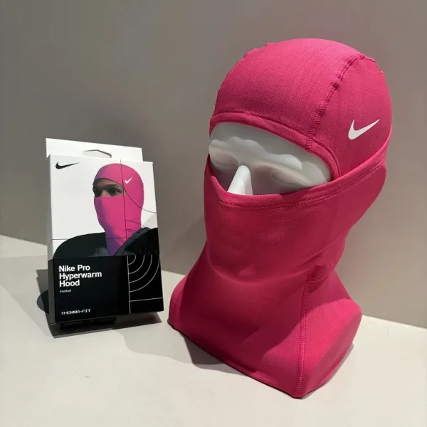Nike Pro Hyperwarm Hood Pink Activewear Balaclava - 1