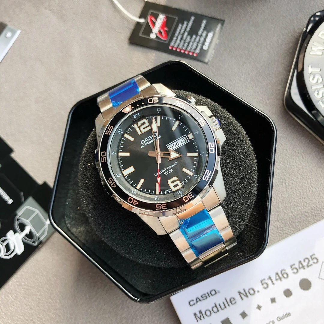 Casio Watches G-Shock octagonal ana-digi metal bracelet watch — 10