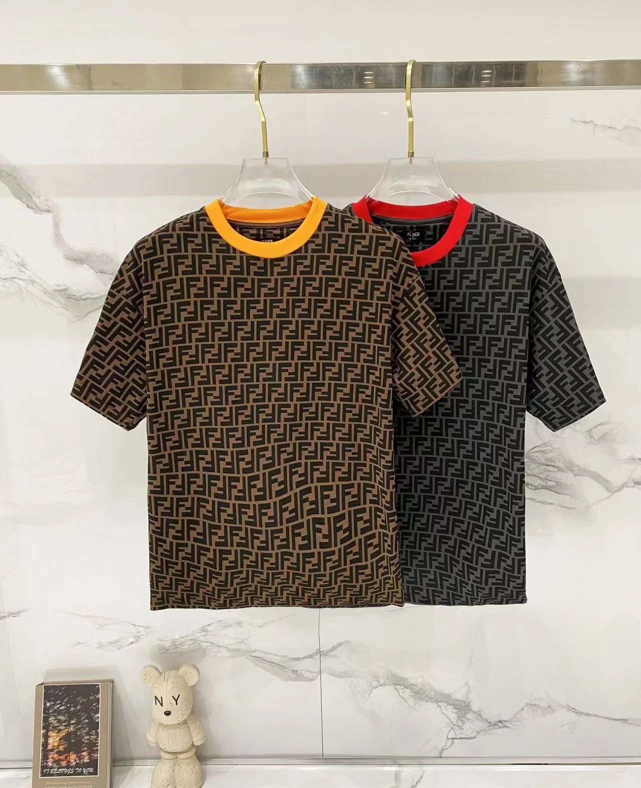 Fendi T-Shirts Loose-fit crew-neck short-sleeve T-shirt image 3