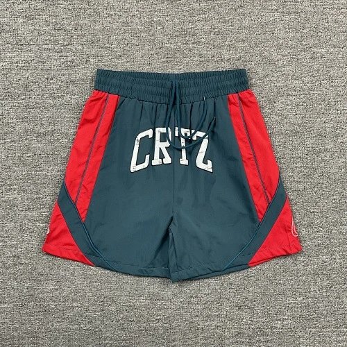 Corteiz Shorts Drawstring athletic — blue-red 6126#