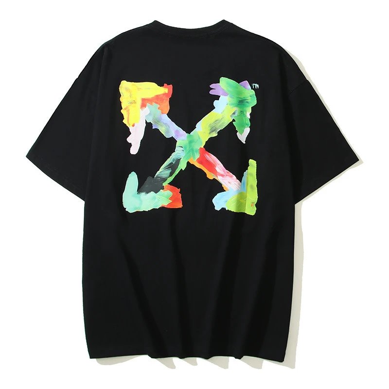 Off-White T-Shirts Logo Print — 105 black