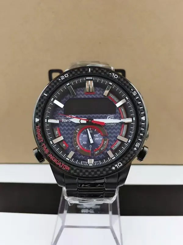 Casio Watches G-Shock octagonal ana-digi metal bracelet watch — Steel strip 4