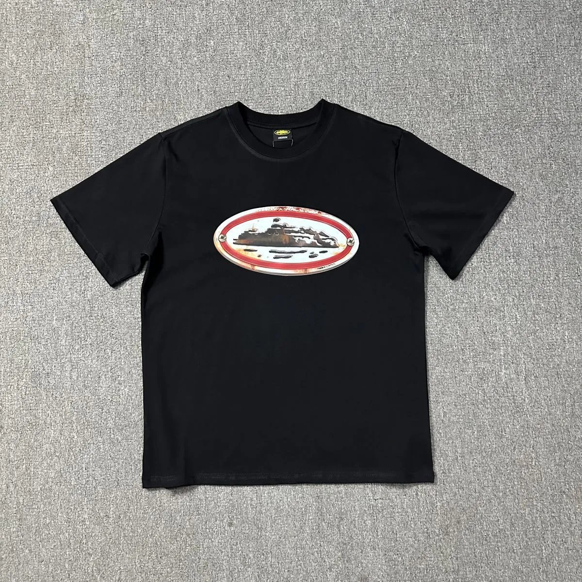 Corteiz T-Shirts Short-Sleeve Graphic Print — 3133 Black