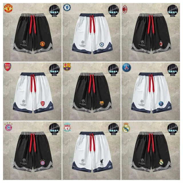 Manchester United Shorts UEFA Champions League Drawstring Football product detail image 1