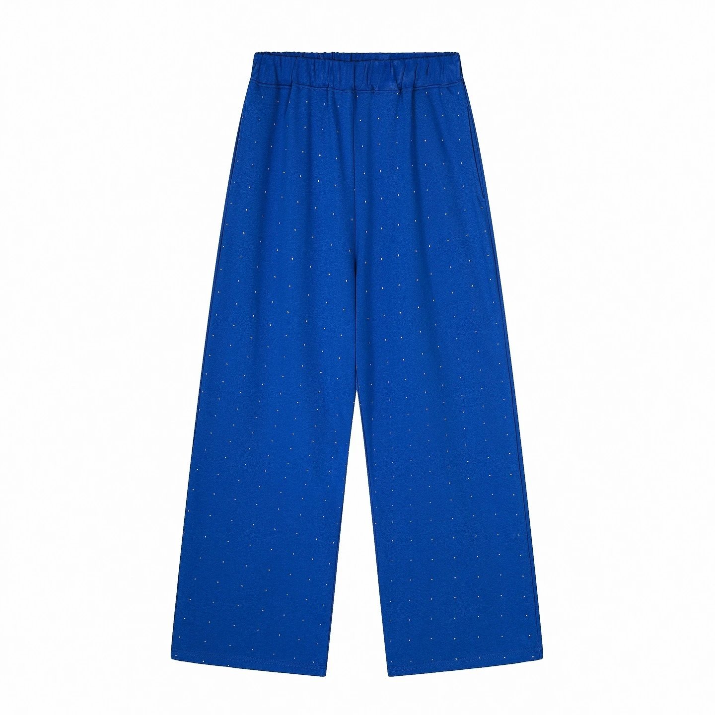 6PM Tracksuits Records Logo Hooded Tracksuit — 2008 Blue hot-stone-embellished trousers