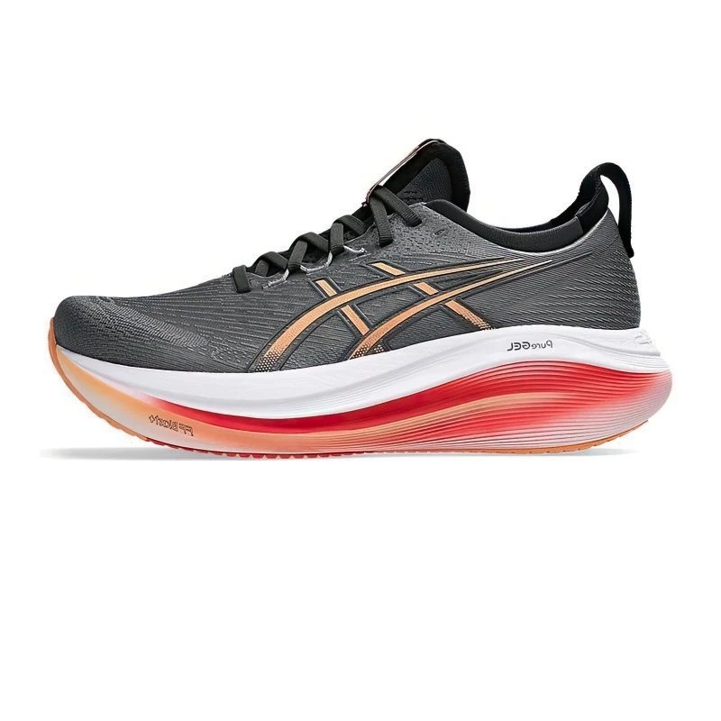 ASICS Sneakers GEL-NIMBUS 27 Cushioned Running Shoes — Black and red