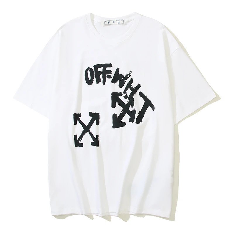 Off-White T-Shirts Logo Print — 106 white