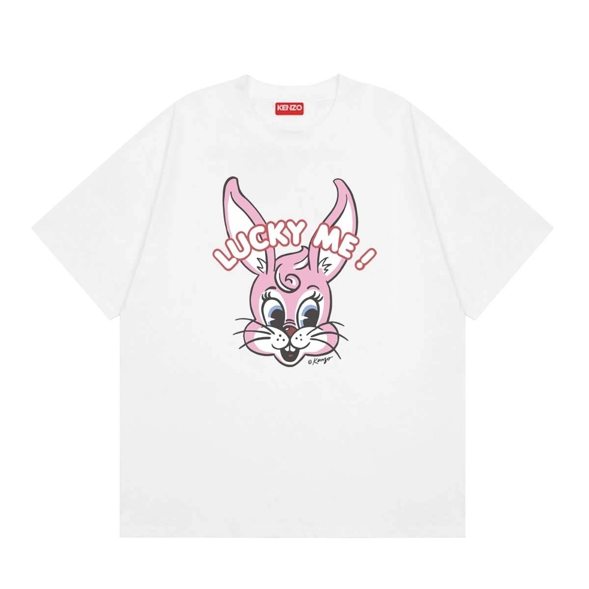 Kenzo T-Shirts Short-Sleeve Graphic Print — 165 white