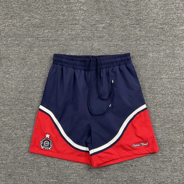 Broken Planet Shorts Drawstring athletic — 8295 Blue and red