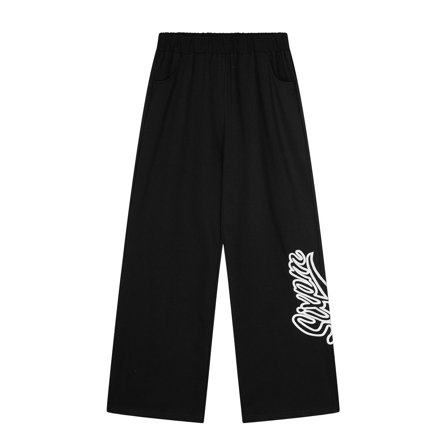 6PM Tracksuits Records Logo Hooded Tracksuit — 2007 Black trousers