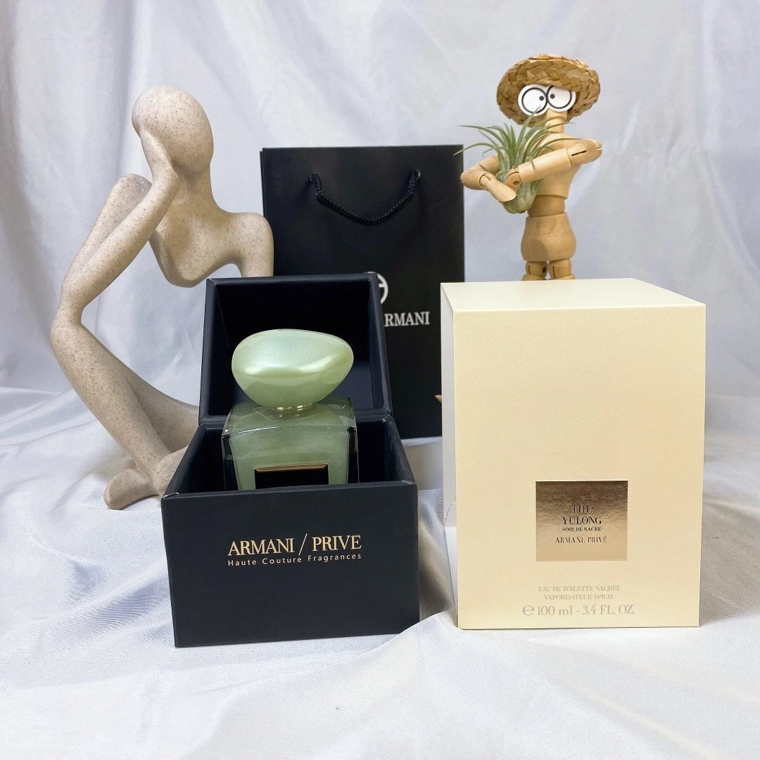 Giorgio Armani Multiple fragrance models shown — Jade Dragon Tea Mist Sand 100ml