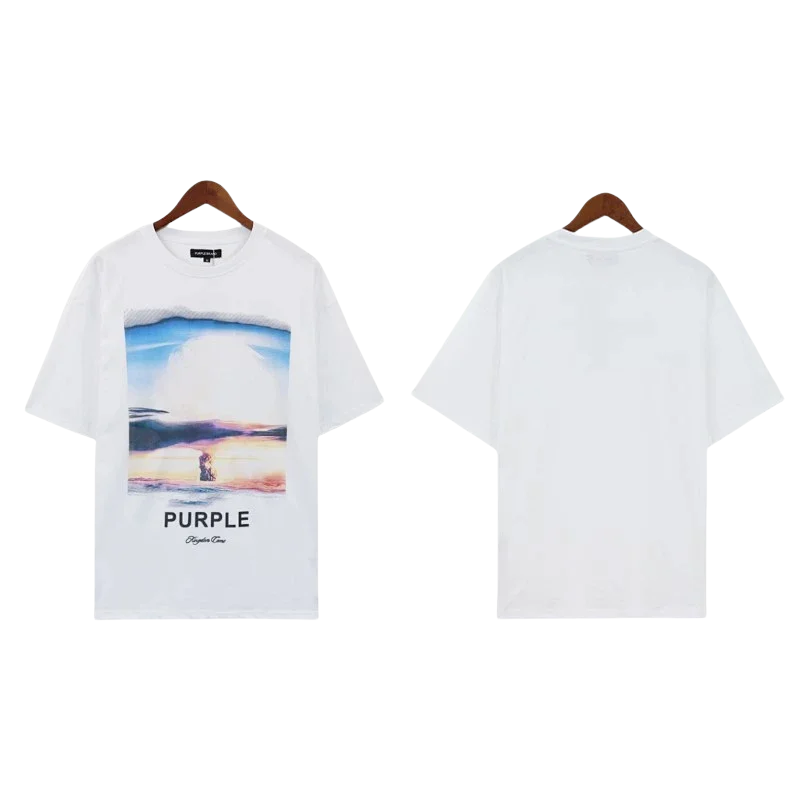 Purple Brand T-Shirts Short-Sleeve Graphic Print T-Shirt image 8