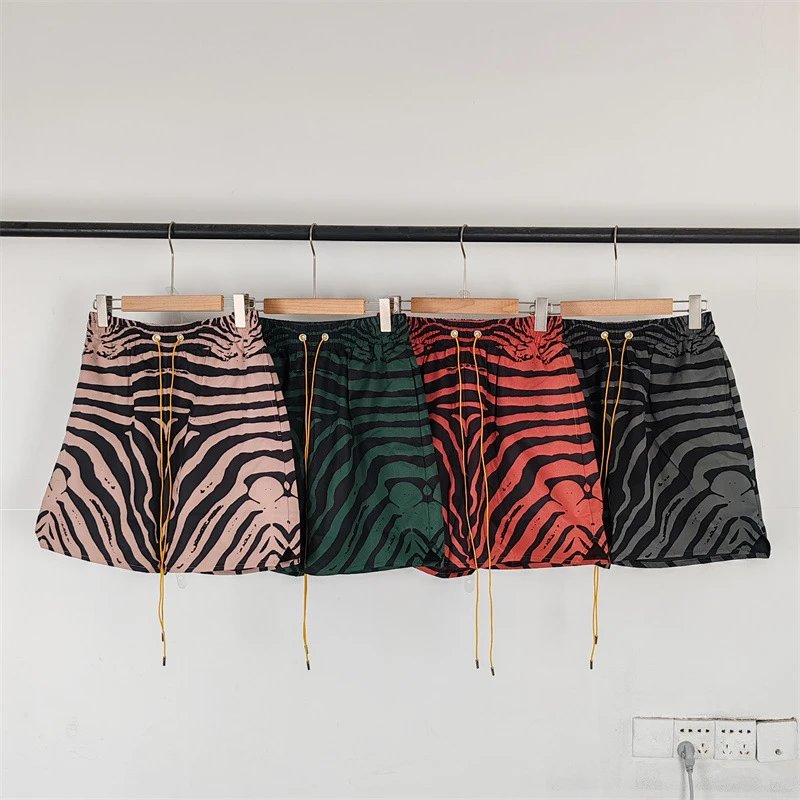 Rhude Shirts Embroidered Palm Tree Color-Block Short-Sleeve Shirt image 5
