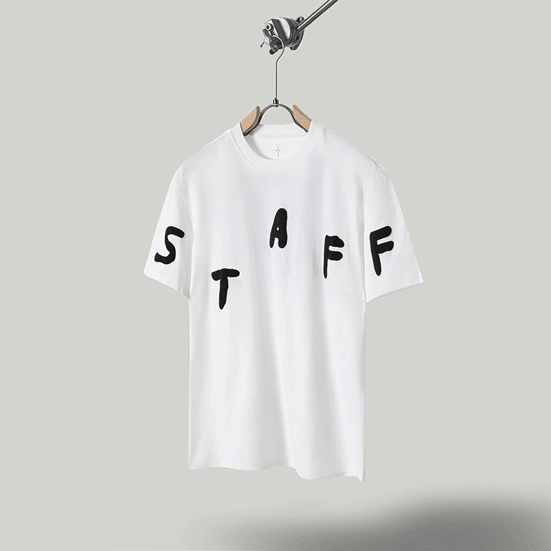 Unbranded T-Shirts Graphic Print Crewneck T-Shirt — TS 76 white
