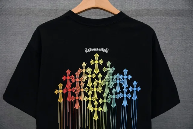 Chrome Hearts T-Shirts Graphic-print crewneck T-shirt product detail image 7