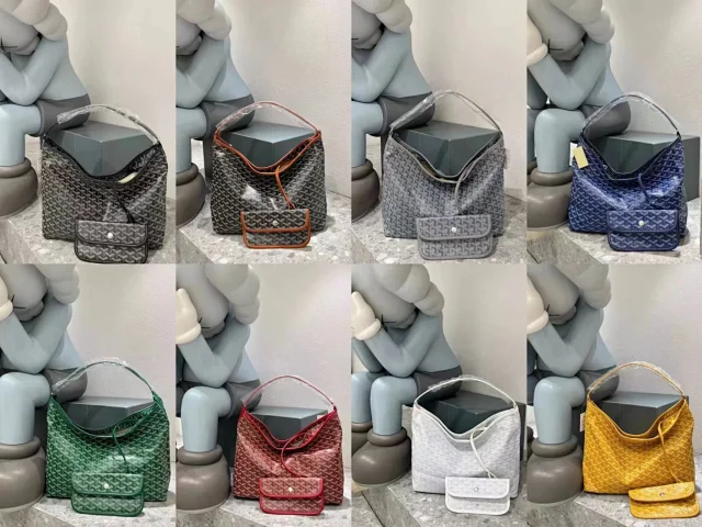 Goyard Backpacks Chevron-pattern flap backpack with top handle product detail image 21