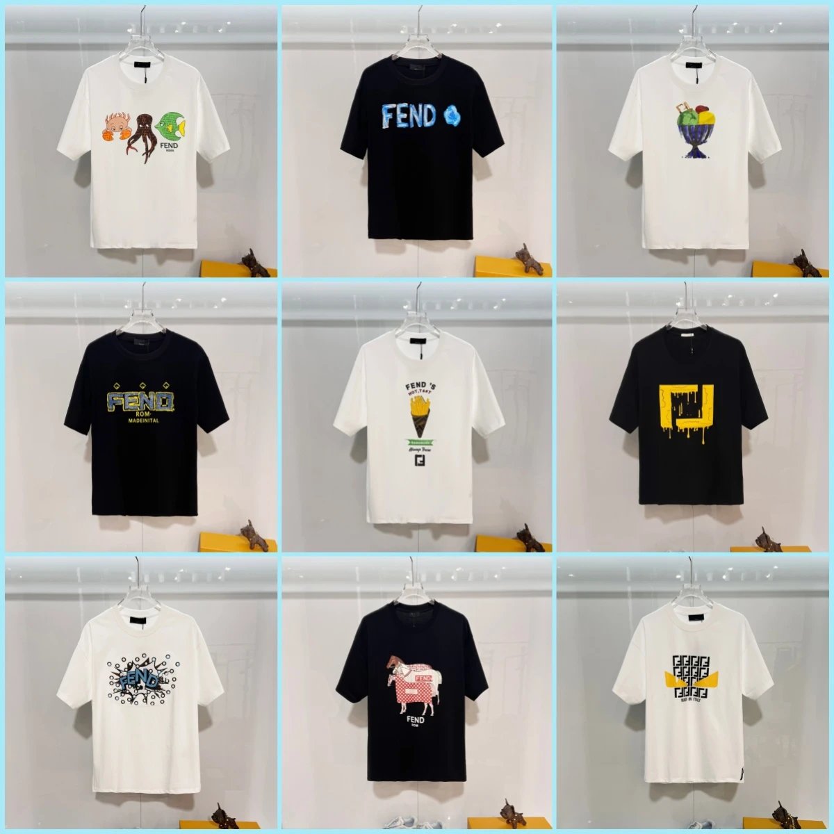  Fendi crew neck short-sleeved