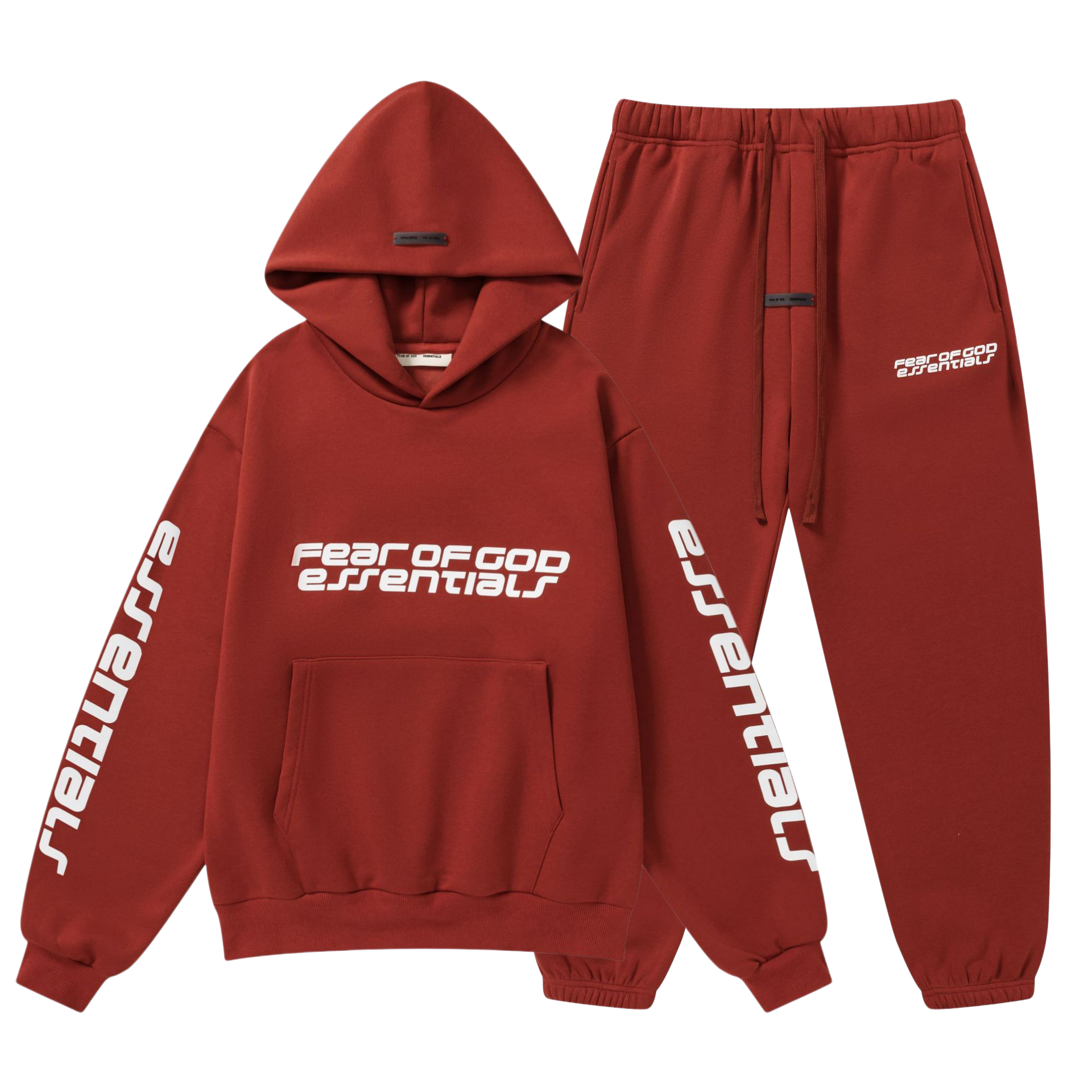 Fear of God Hoodies & Sweatshirts Essentials logo-print hooded sweatshirt image 11