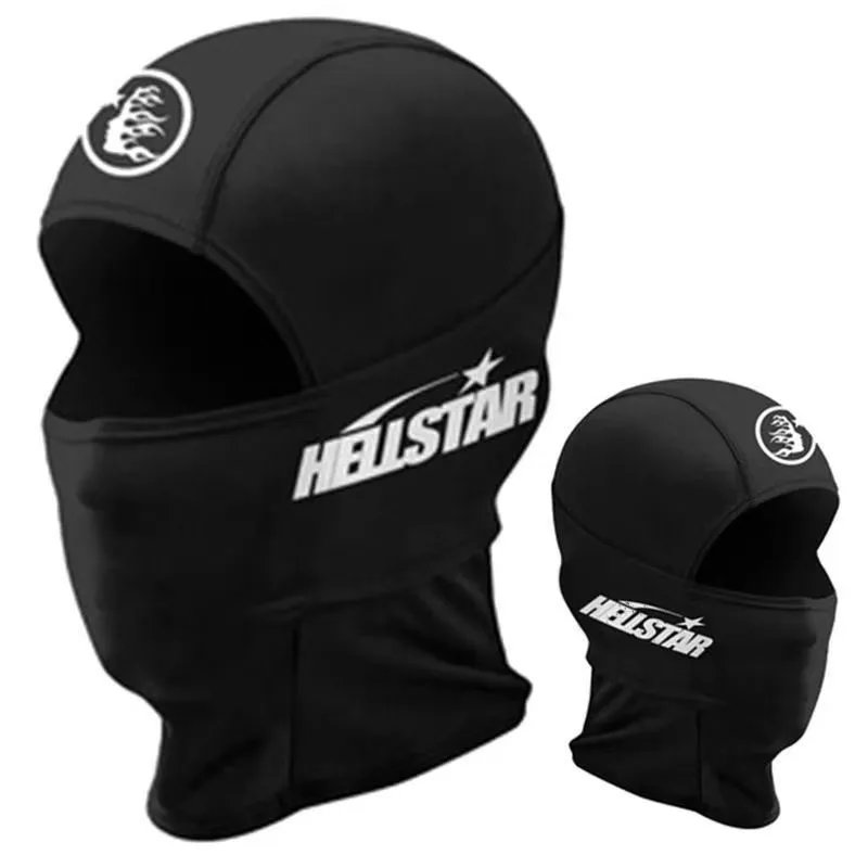 Corteiz Uncategorized Graphic Balaclava Mask — H black 1