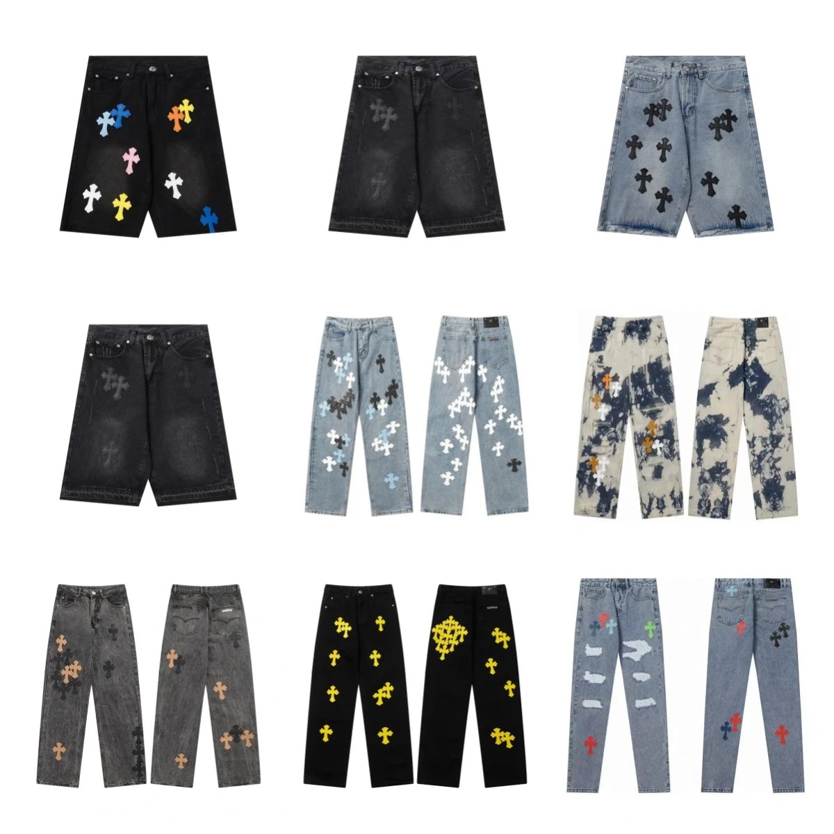 Chrome Hearts cross-patched em
