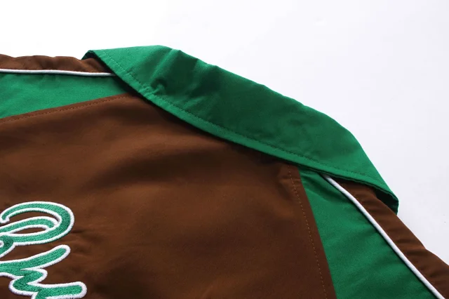Rhude Shirts Colorblock Palm Tree Embroidered Short-Sleeve Shirt product detail image 26