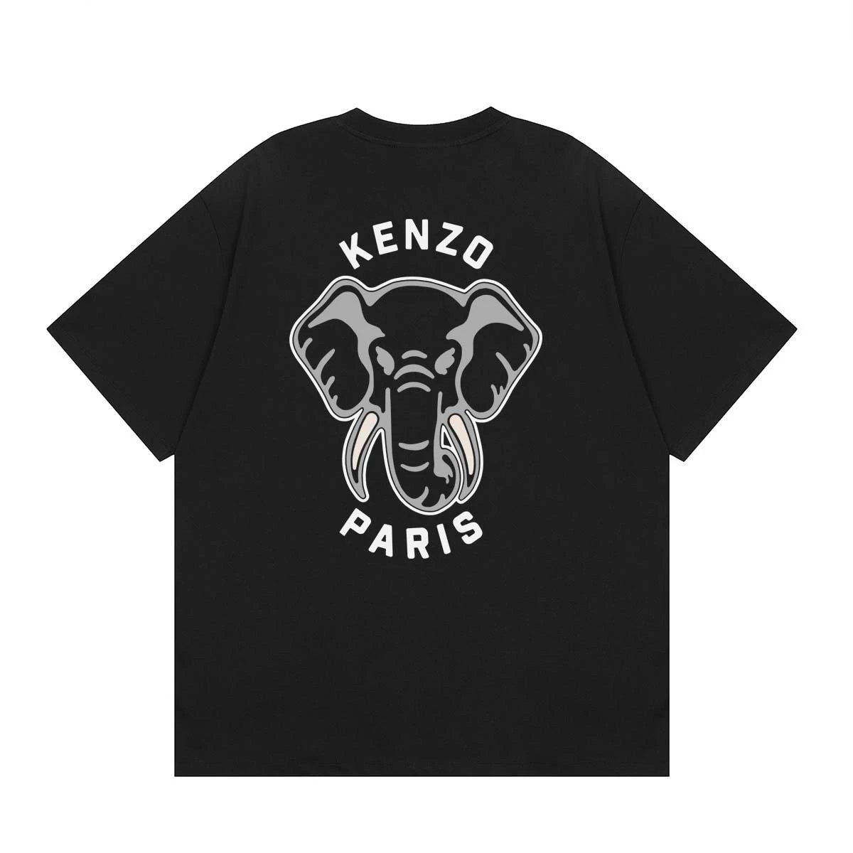 Kenzo T-Shirts Short-Sleeve Graphic Print — 162 black