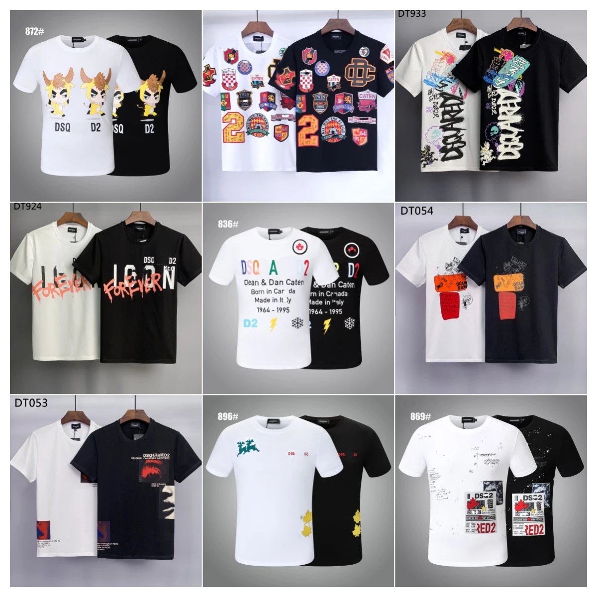DSQUARED2 Men's Casual Printed