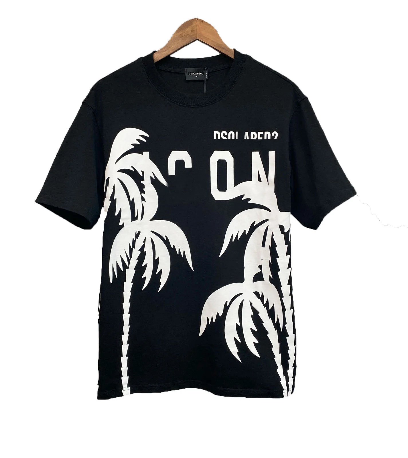 Dsquared2 T-Shirts DT992 graffiti-print crew-neck T-shirt — DSQ 2 black