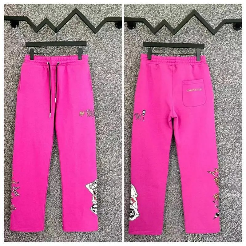 Chrome Hearts Trousers Drawstring Sweatpants with Cross Motifs — C402-1