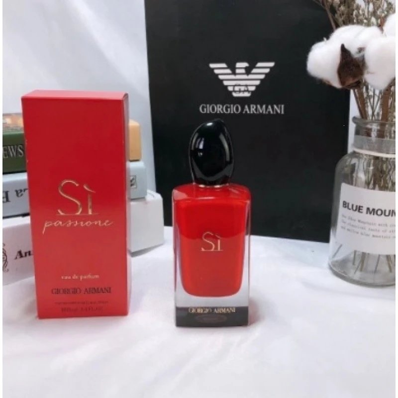 Giorgio Armani Multiple fragrance models shown — Red Passion 100ml