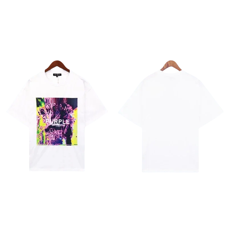 Purple Brand T-Shirts Short-Sleeve Graphic Print T-Shirt image 3
