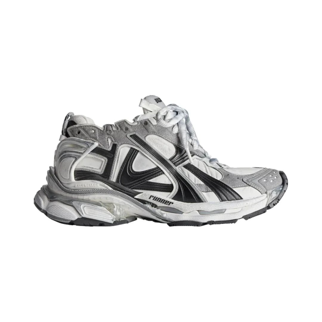 Balenciaga Sneakers Runner 7.5 — Grey White Black
