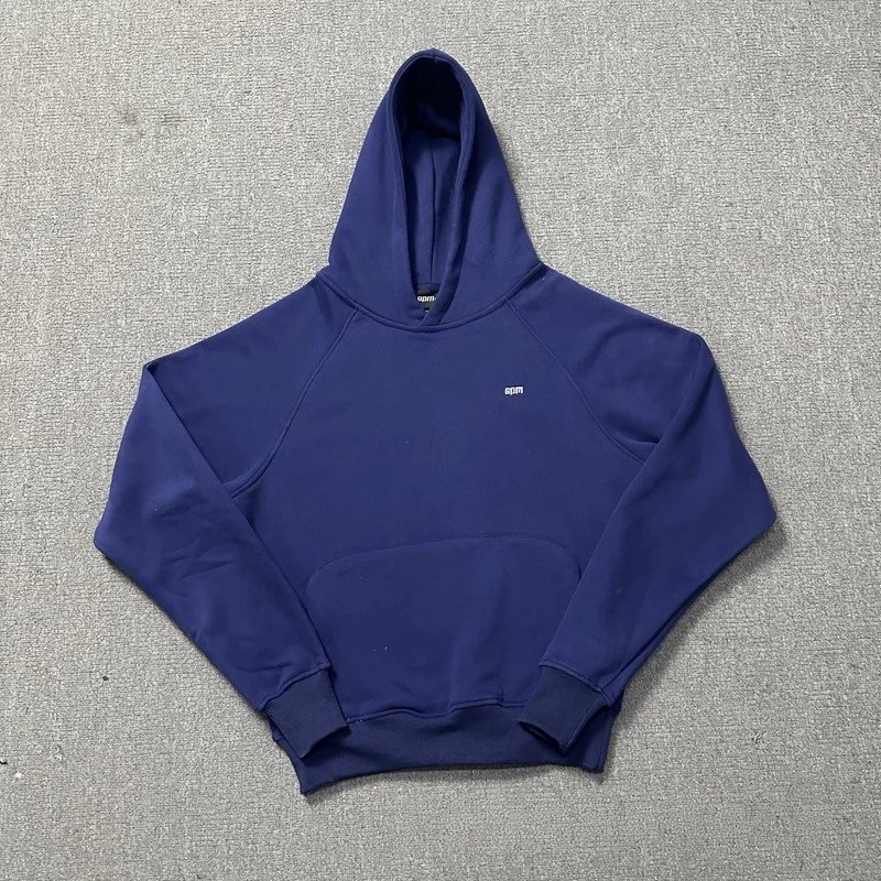 6PM Tracksuits Records Logo Hooded Tracksuit — 2001 Dark Blue Hoodie