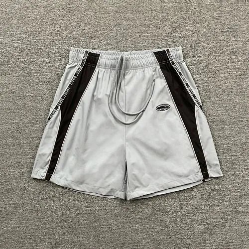 Corteiz Shorts CRTZ logo graphic drawstring — 6133 gray