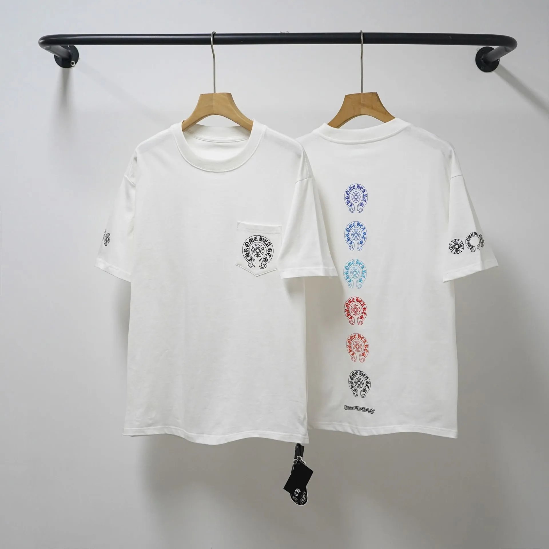 Chrome Hearts T-Shirts Oversized graphic pocket T-shirt — 32