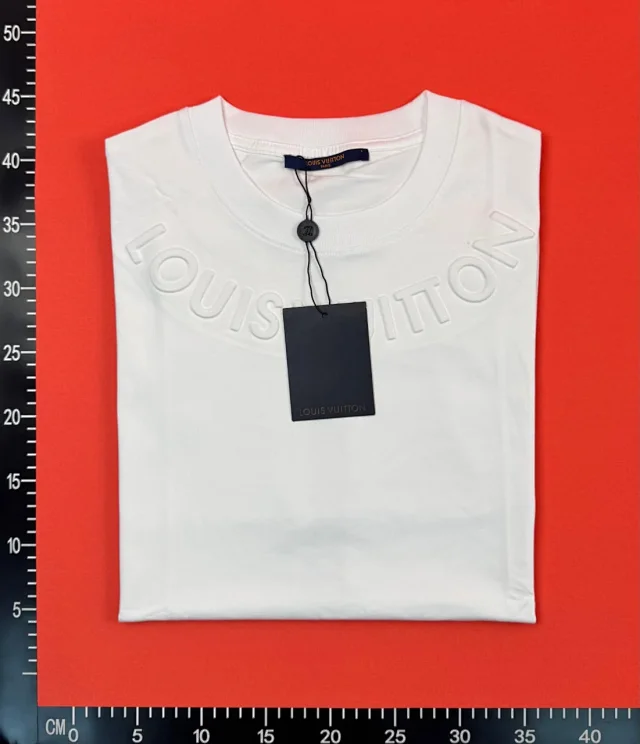 Louis Vuitton T-Shirts Short-Sleeve Logo Print T-Shirt product detail image 4