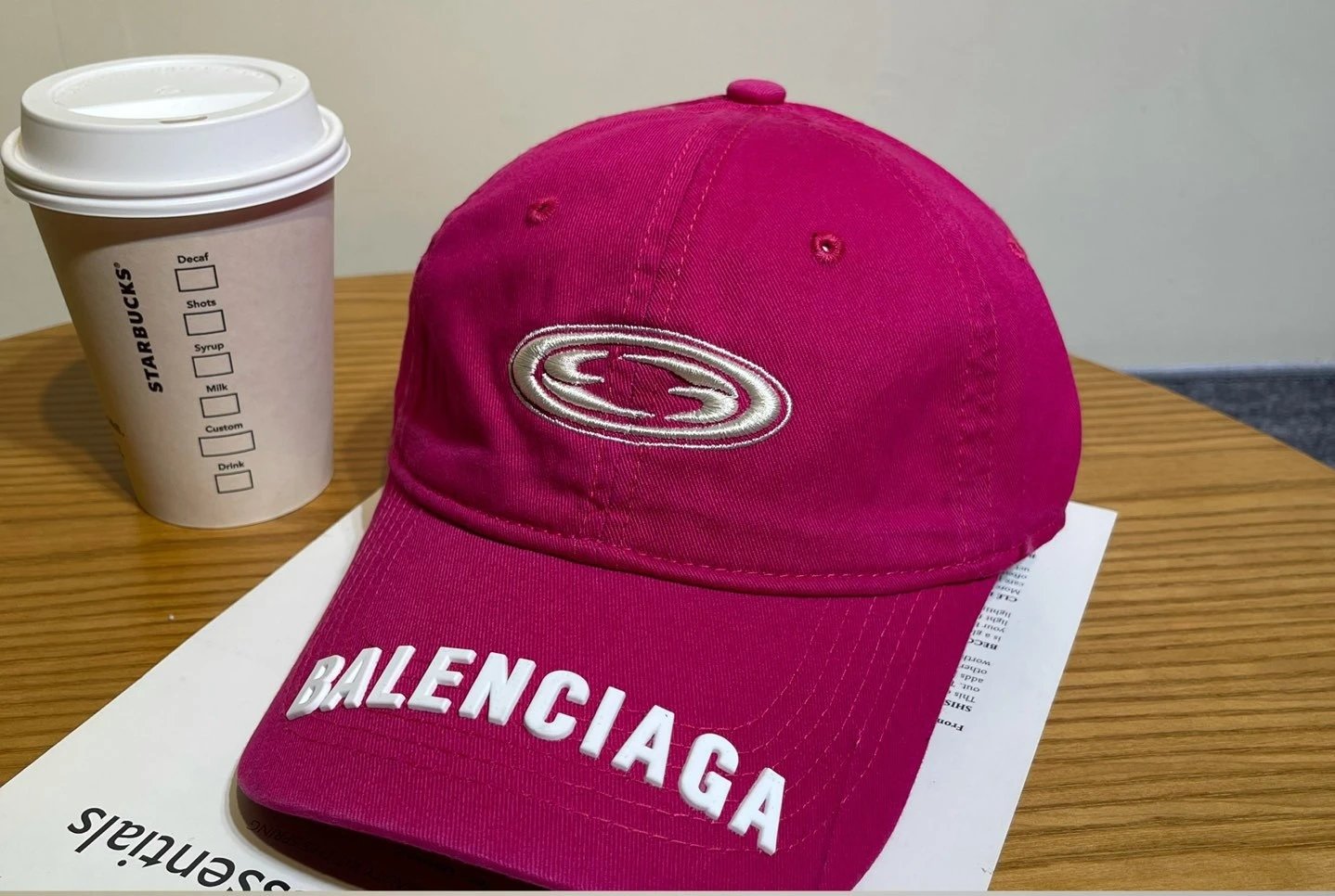 Balenciaga Hats Embroidered logo baseball cap — 01-5