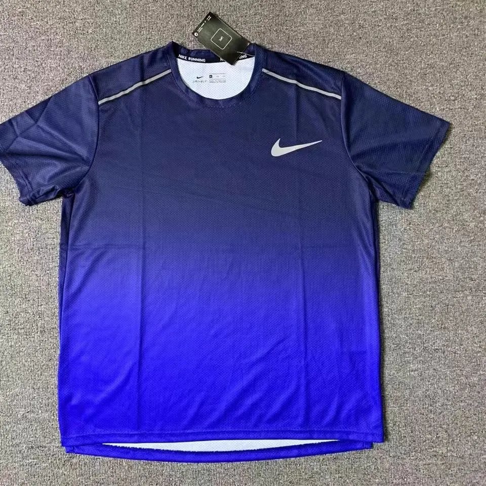 Nike T-Shirts Short-Sleeve Ankle Skeleton Graphic T-Shirt — Sunflower blue short-sleeved shirt
