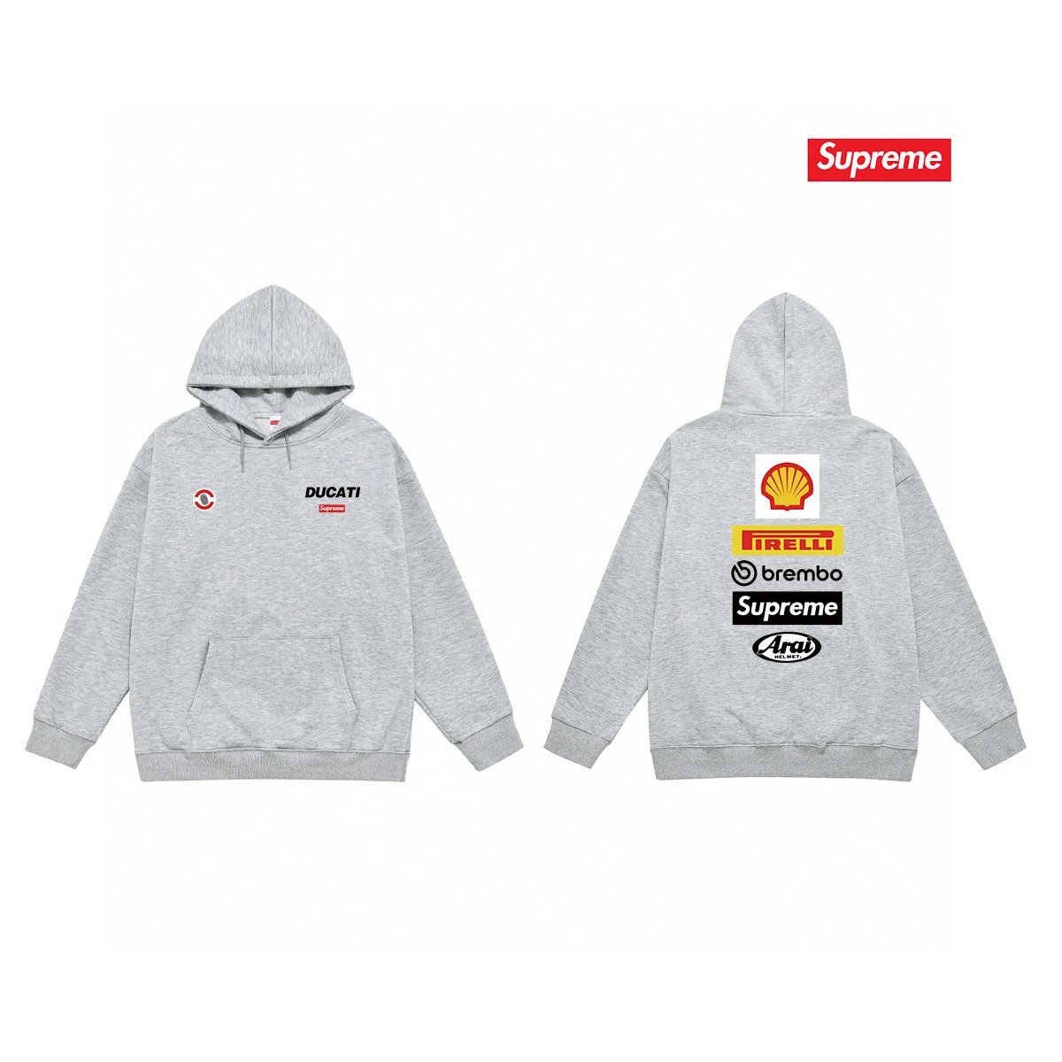 Supreme Hoodies & Sweatshirts Ducati Logo Hooded Sweatshirt — 3