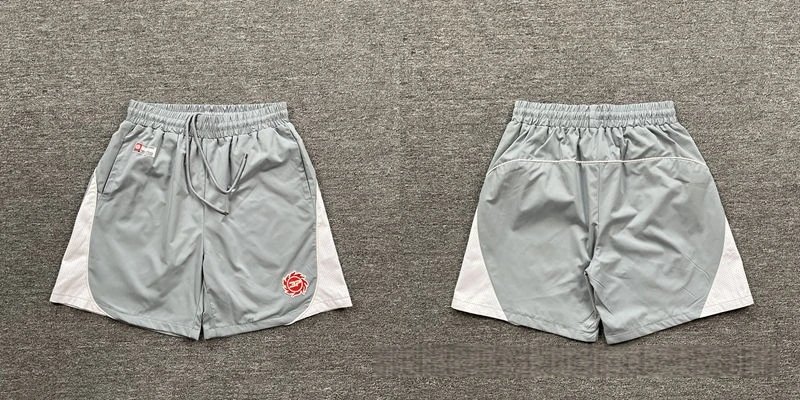 Broken Planet Shorts Drawstring athletic — 3193 Grayish white
