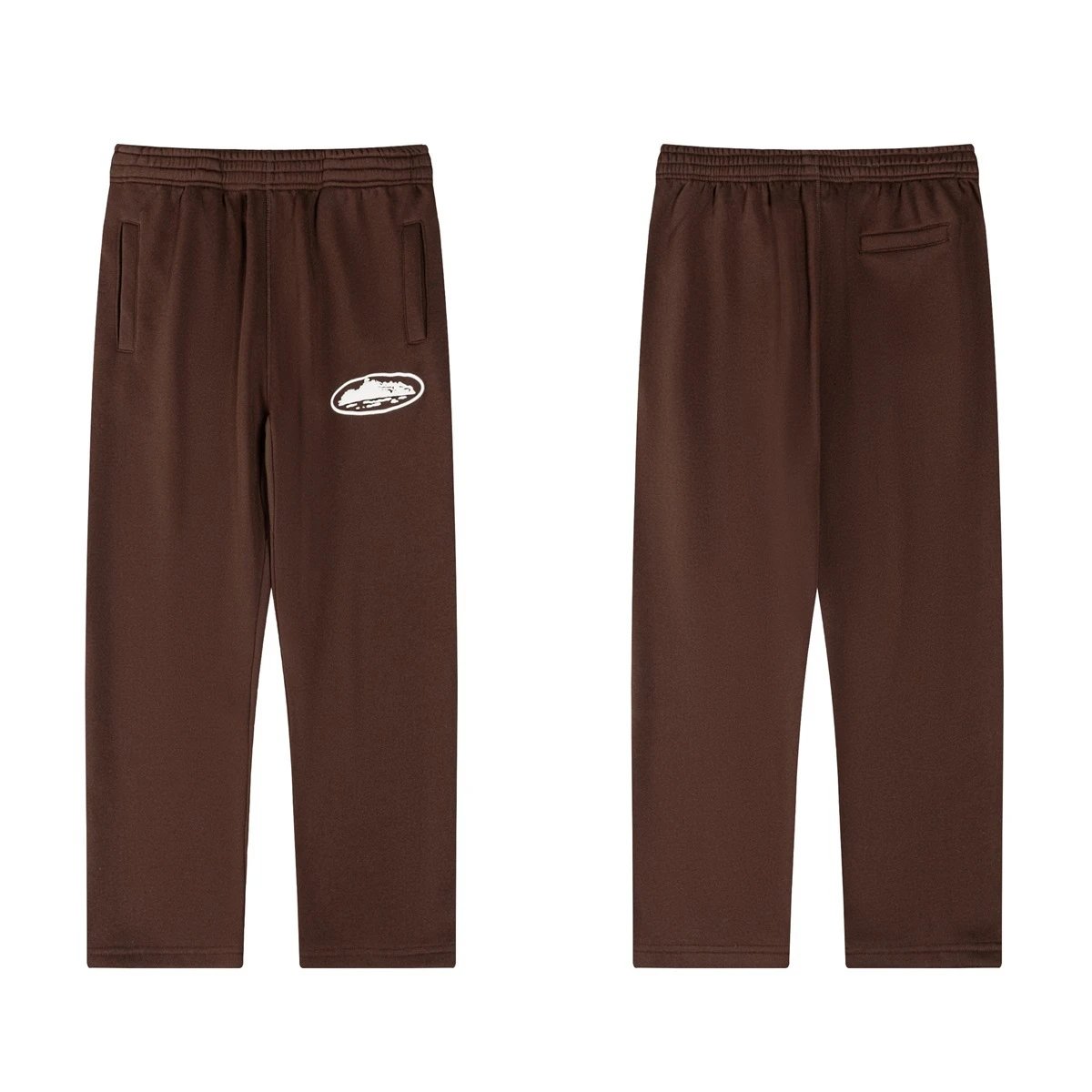 Corteiz Hoodies & Sweatshirts Logo-print hooded sweatshirt — 504 Brown trousers