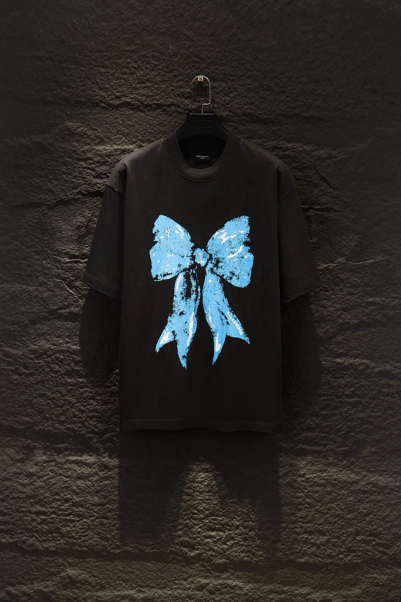 Balenciaga T-Shirts Graphic short-sleeve T-shirt — 5257 Deep black gray