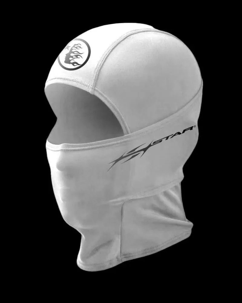 Corteiz Uncategorized Graphic Balaclava Mask — H white 2