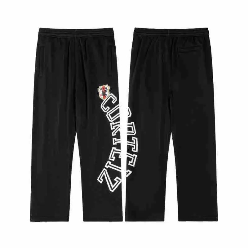 Corteiz Hoodies & Sweatshirts Logo-print hooded sweatshirt — 520 Black trousers