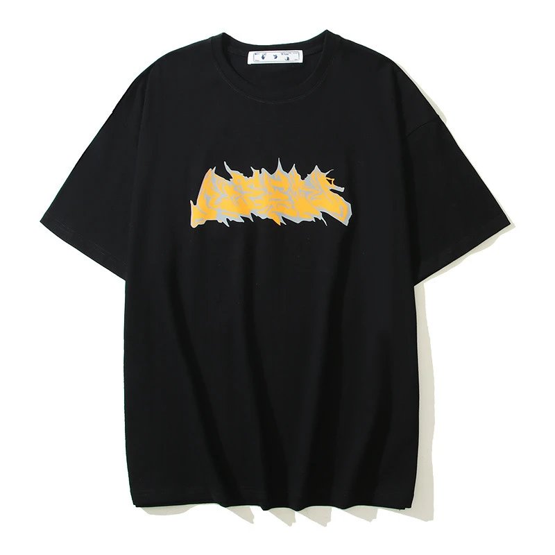 Off-White T-Shirts Logo Print — 107 black