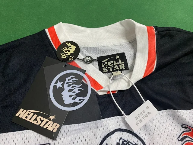 Hellstar T-Shirts Mesh football jersey graphic product detail image 5