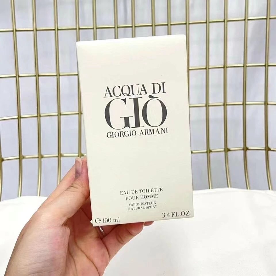 Giorgio Armani Multiple fragrance models shown — White Sentiment Men’s 100ml